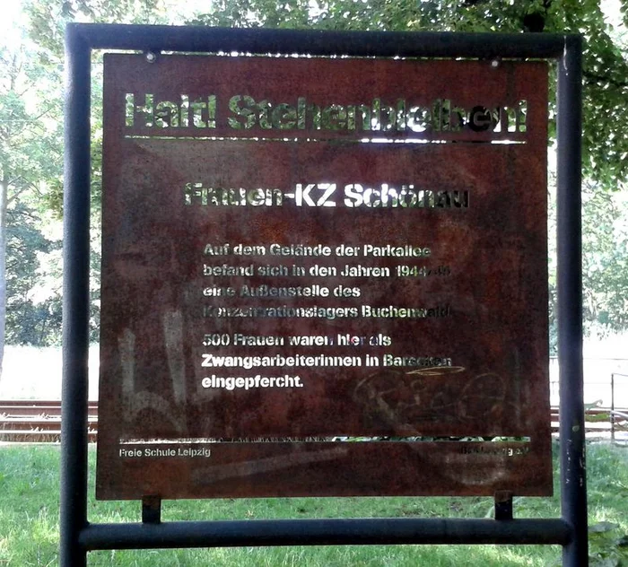 Gedenktafel in der Parkallee (GfZL)